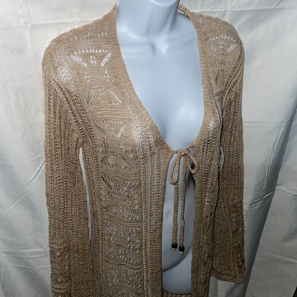 Jackets & Blazers - Crochet Cardigan